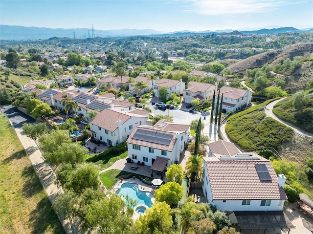 29160 Harmony Way, Saugus, CA 91390 - aerial view of residential area featuring a mountainous background