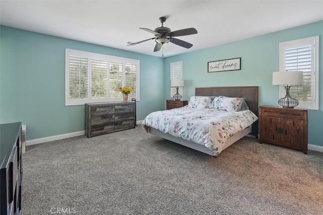 29160 Harmony Way, Saugus, CA 91390 - carpeted bedroom featuring baseboards and ceiling fan