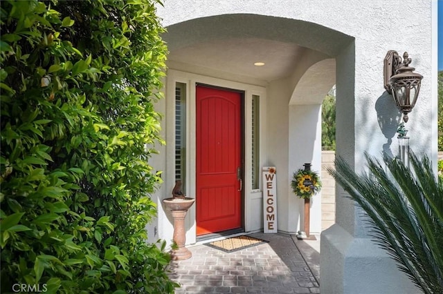29160 Harmony Way, Saugus, CA 91390 - property entrance featuring stucco siding