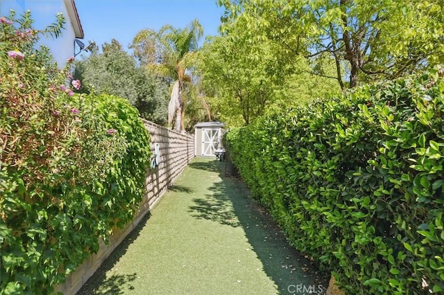 29160 Harmony Way, Saugus, CA 91390 - view of yard featuring a storage shed