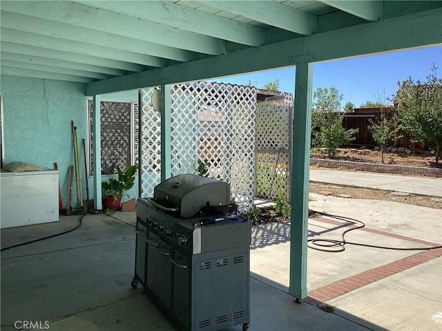 13489 Buggy Whip Ct, Victorville, CA 92392 - fenced backyard featuring a patio area and area for grilling