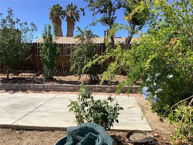13489 Buggy Whip Ct, Victorville, CA 92392 - fenced backyard with a patio area