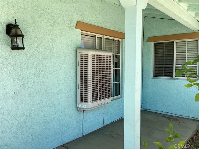 13489 Buggy Whip Ct, Victorville, CA 92392 - exterior view of stucco siding and heating unit