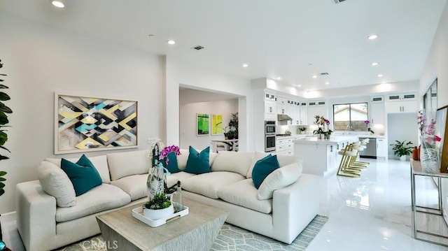 17413 Siena Ln, Fountain Valley, CA 92708 - living area with recessed lighting