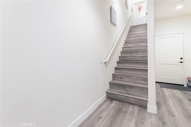 9044 Garvey Ave Unit 21, Rosemead, CA 91770 - stairway featuring wood finished floors and baseboards