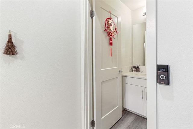 9044 Garvey Ave Unit 21, Rosemead, CA 91770 - bathroom featuring vanity and wood finished floors