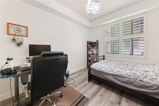 9044 Garvey Ave Unit 21, Rosemead, CA 91770 - bedroom with light wood-type flooring and an office area