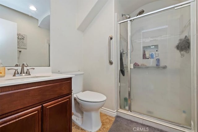 10349 Cooks Dr Unit 2, Rancho Cucamonga, CA 91730 - bathroom featuring a shower stall and vanity