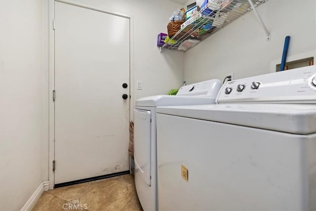 10349 Cooks Dr Unit 2, Rancho Cucamonga, CA 91730 - laundry room featuring washing machine and clothes dryer and baseboards