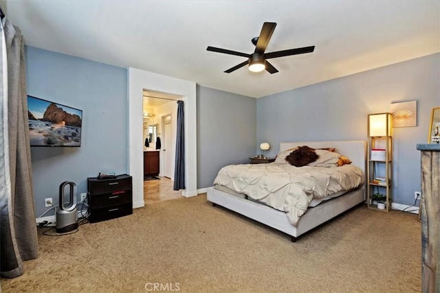 10349 Cooks Dr Unit 2, Rancho Cucamonga, CA 91730 - carpeted bedroom featuring ceiling fan and baseboards