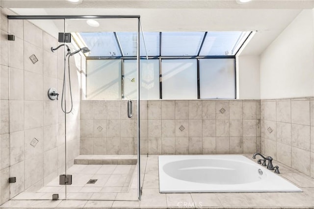 1549 Hillcrest Dr, Pomona, CA 91768 - full bath with a garden tub and a shower stall
