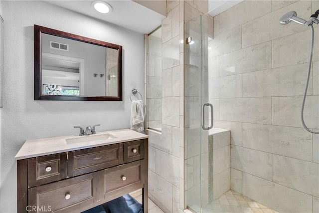 1549 Hillcrest Dr, Pomona, CA 91768 - full bath with vanity and a stall shower