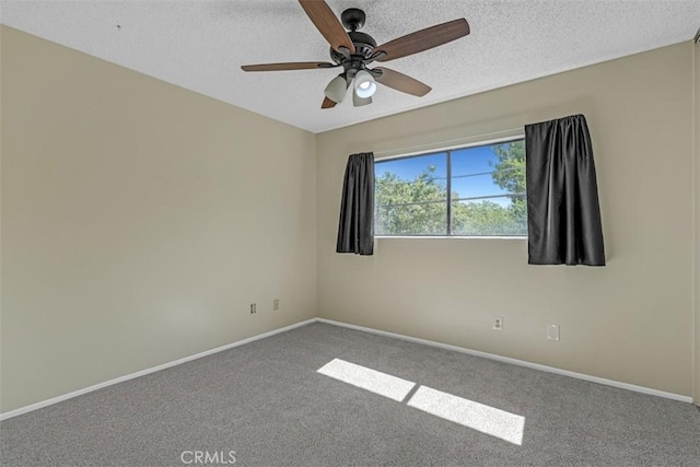 675 S College Ave, Claremont, CA 91711 - unfurnished room featuring carpet, ceiling fan, and a textured ceiling