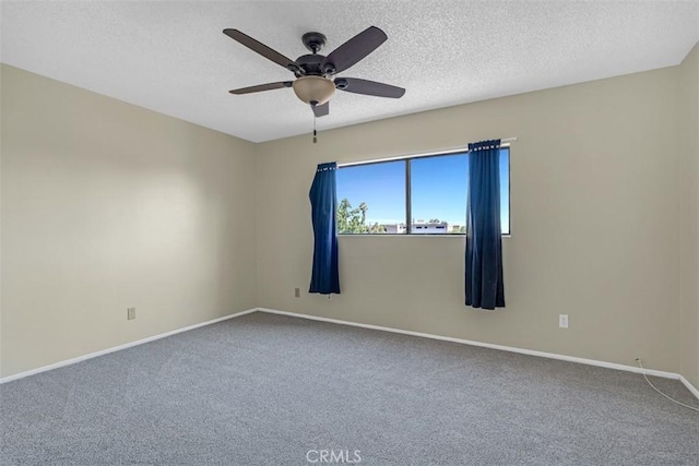 675 S College Ave, Claremont, CA 91711 - carpeted spare room with ceiling fan and a textured ceiling