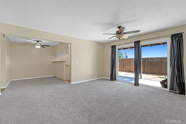 675 S College Ave, Claremont, CA 91711 - carpeted spare room featuring ceiling fan