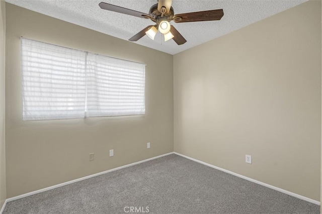 675 S College Ave, Claremont, CA 91711 - carpeted spare room featuring a textured ceiling and ceiling fan