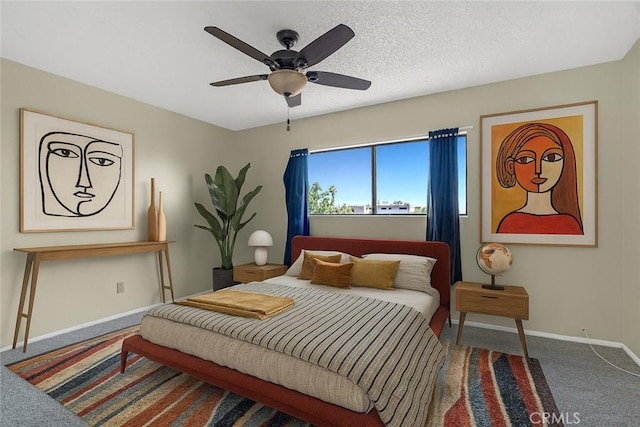 675 S College Ave, Claremont, CA 91711 - carpeted bedroom with baseboards and ceiling fan