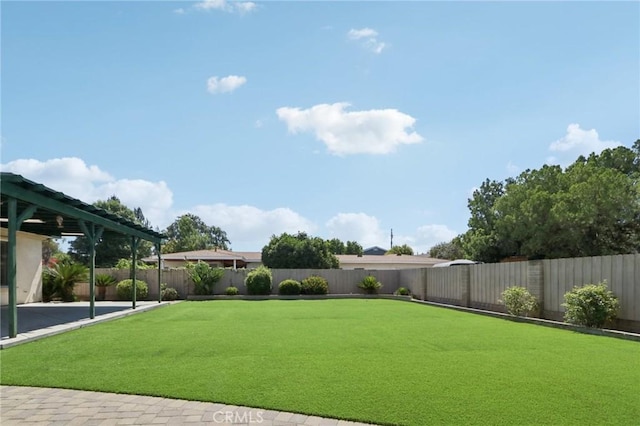 16860 Rayen St, Northridge, CA 91343 - fenced backyard with a patio