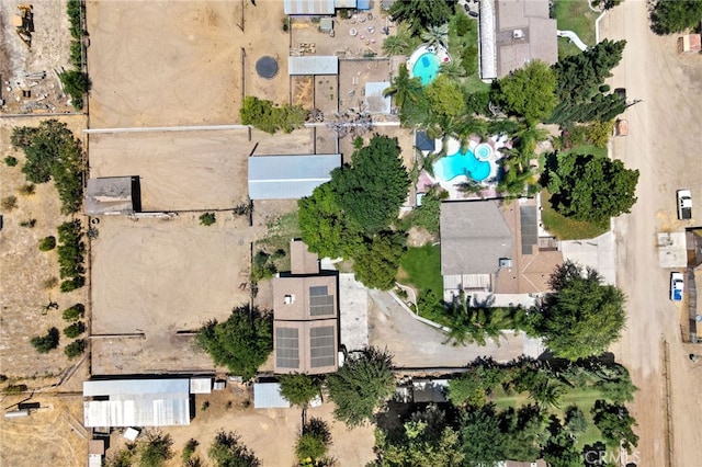 921 Christian Ave, Bakersfield, CA 93314 - aerial view of property's location with a pool area