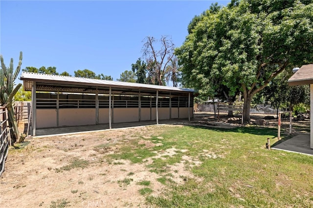 921 Christian Ave, Bakersfield, CA 93314 - view of yard with an exterior structure and an outbuilding