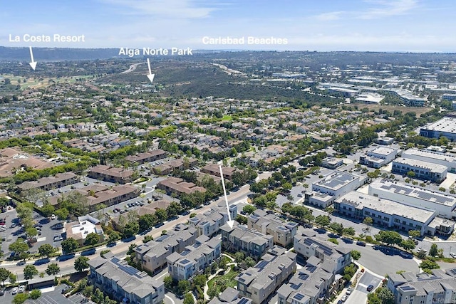 6140 Colt Pl Unit 104, Carlsbad, CA 92009 - drone / aerial view