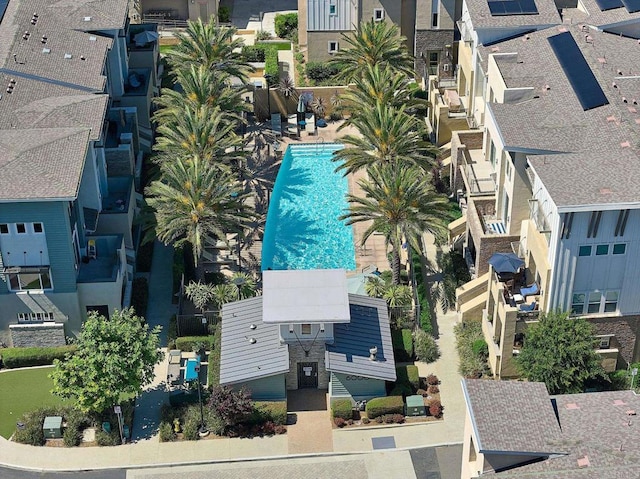 6140 Colt Pl Unit 104, Carlsbad, CA 92009 - aerial view of a pool