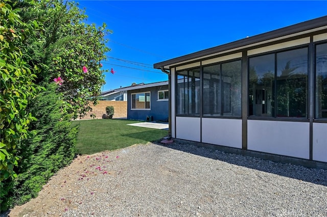 4931 Saint Andrews Ave, Buena Park, CA 90621 - view of yard with a sunroom and a patio area