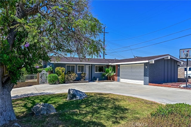 4931 Saint Andrews Ave, Buena Park, CA 90621 - ranch-style home featuring brick siding, driveway, and a garage