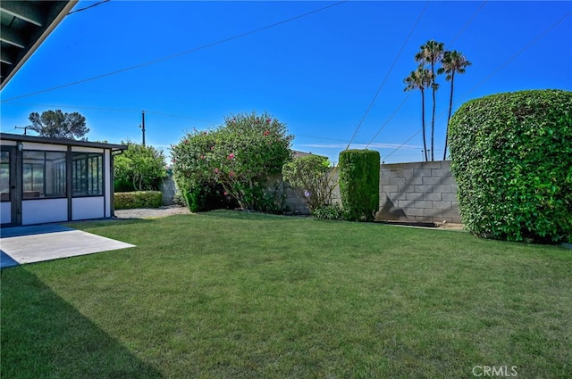 4931 Saint Andrews Ave, Buena Park, CA 90621 - view of green lawn featuring a sunroom