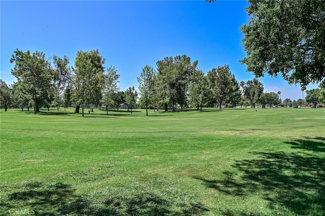 4931 Saint Andrews Ave, Buena Park, CA 90621 - view of community featuring a lawn, view of wooded area, and golf course view