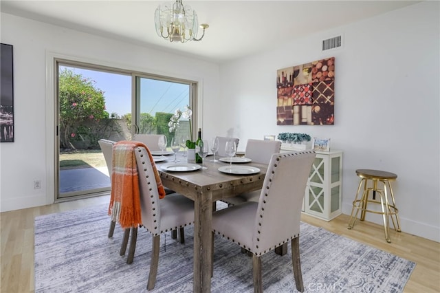 4931 Saint Andrews Ave, Buena Park, CA 90621 - dining room featuring a chandelier and wood finished floors