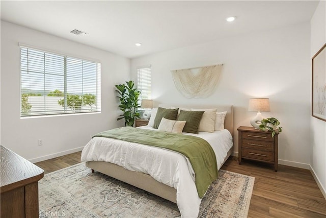 4830 Arroyo Run, Moorpark, CA 93021 - bedroom with wood finished floors and recessed lighting