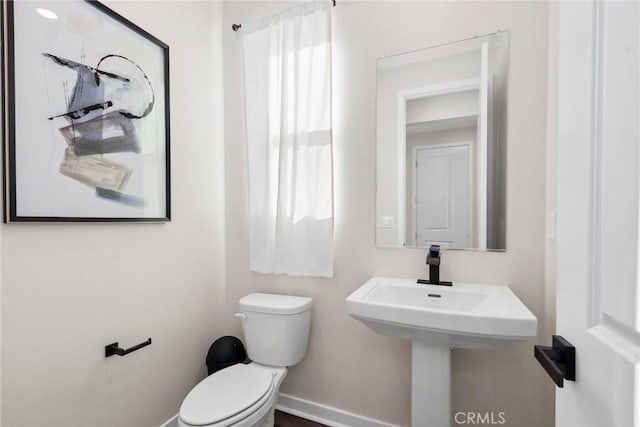 28709 Wildflower, Castaic, CA 91384 - half bathroom with toilet and baseboards