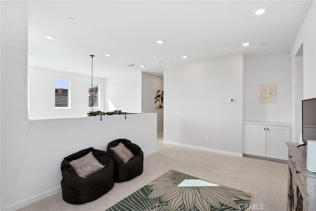 28709 Wildflower, Castaic, CA 91384 - living area with light carpet and recessed lighting