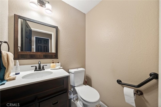 3911 Bryce Ct, Chino, CA 91710 - bathroom featuring vanity and a textured wall