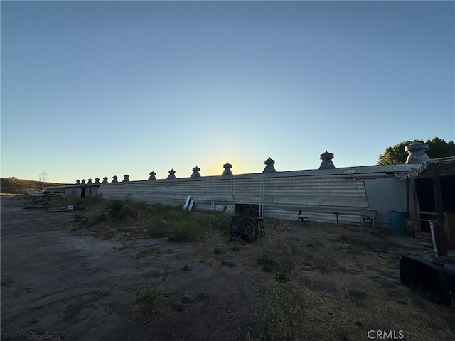 6535 Odonovan Rd, Creston, CA 93432 - view of yard at dusk