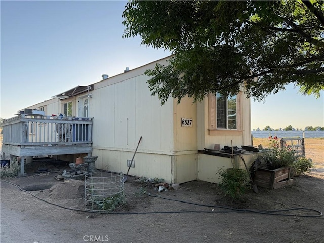 6535 Odonovan Rd, Creston, CA 93432 - view of property exterior with a wooden deck