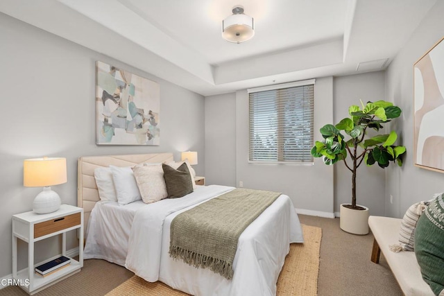 931 E Walnut St Unit 612, Pasadena, CA 91106 - carpeted bedroom with a raised ceiling and baseboards