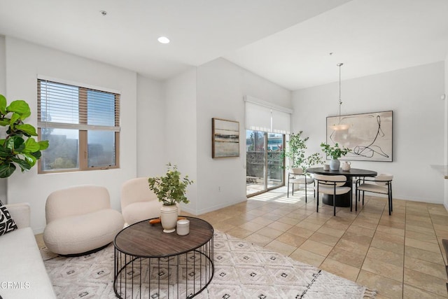 931 E Walnut St Unit 612, Pasadena, CA 91106 - living area with light tile patterned floors and recessed lighting