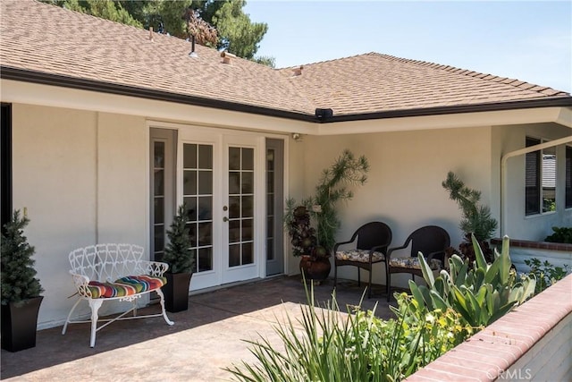 8652 Surrey Ln, Rancho Cucamonga, CA 91701 - view of patio with french doors