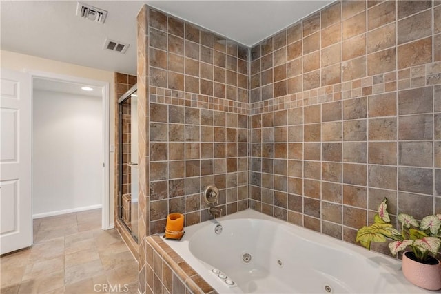 8652 Surrey Ln, Rancho Cucamonga, CA 91701 - full bathroom with a stall shower and a whirlpool tub