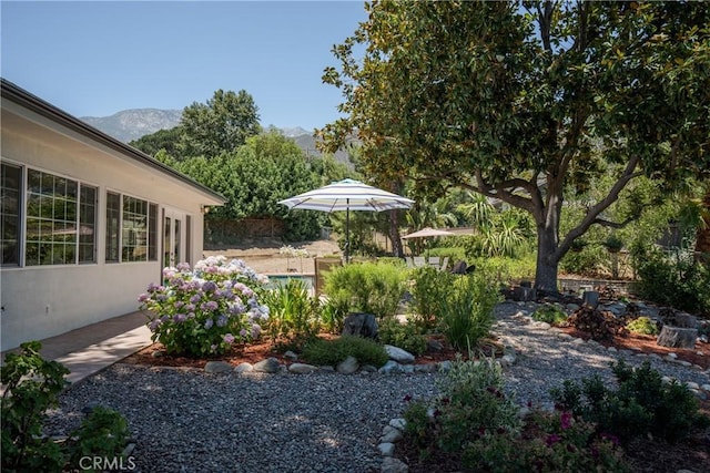 8652 Surrey Ln, Rancho Cucamonga, CA 91701 - view of yard with a mountain view
