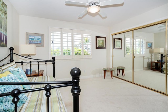 4883 Bradshaw Ct, San Diego, CA 92130 - bedroom with carpet flooring and a closet