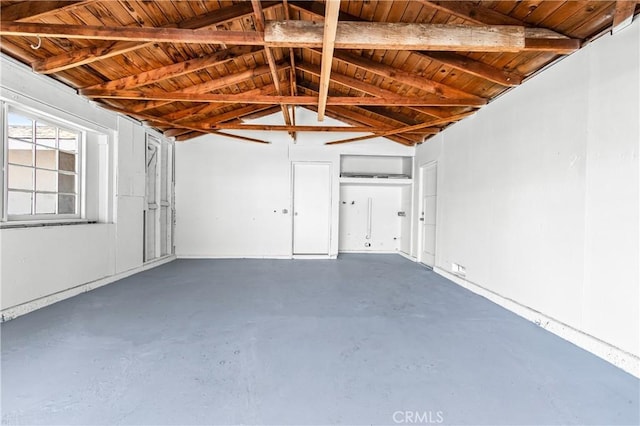 16271 Fairway Ln, Huntington Beach, CA 92649 - garage featuring wooden ceiling