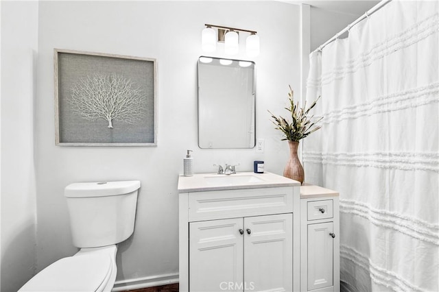 16271 Fairway Ln, Huntington Beach, CA 92649 - bathroom with toilet and vanity