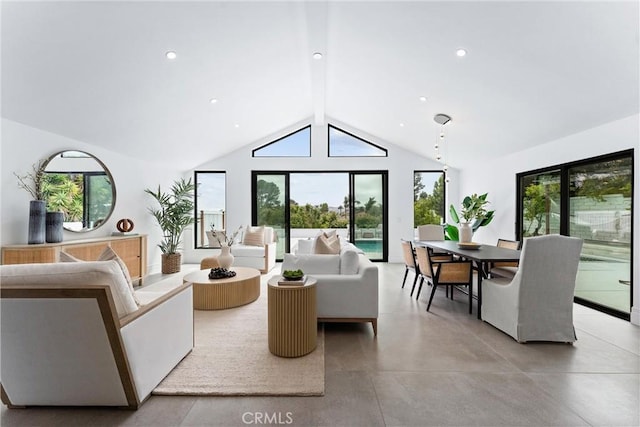 29951 Morongo Pl, Laguna Niguel, CA 92677 - living area featuring concrete floors