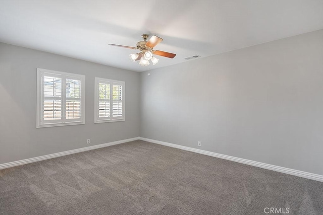 309 N Leland Ave, West Covina, CA 91790 - carpeted empty room featuring ceiling fan and baseboards