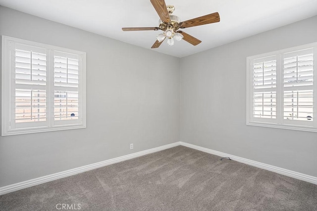 309 N Leland Ave, West Covina, CA 91790 - carpeted spare room featuring healthy amount of natural light and ceiling fan