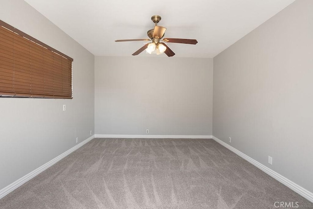 309 N Leland Ave, West Covina, CA 91790 - carpeted empty room with a ceiling fan and baseboards