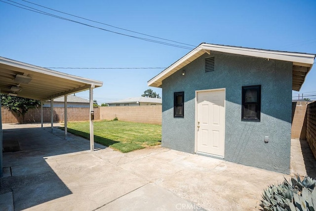 309 N Leland Ave, West Covina, CA 91790 - view of outbuilding featuring a fenced backyard